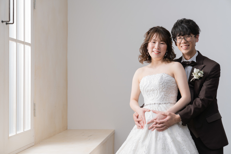 マタニティ風のお写真も