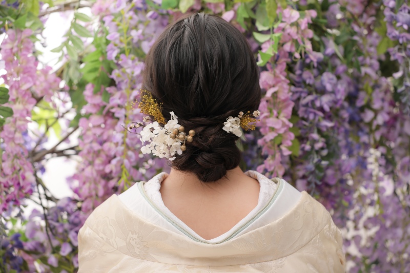 新婦様のヘア