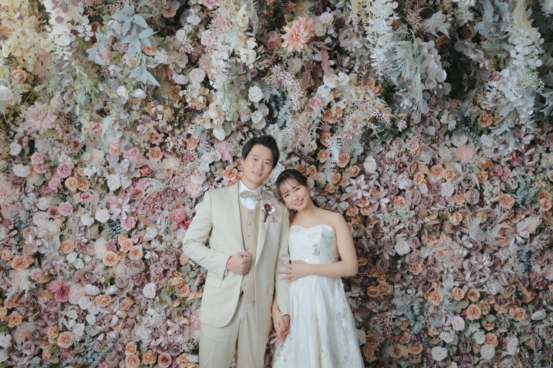 お花背景でも◎