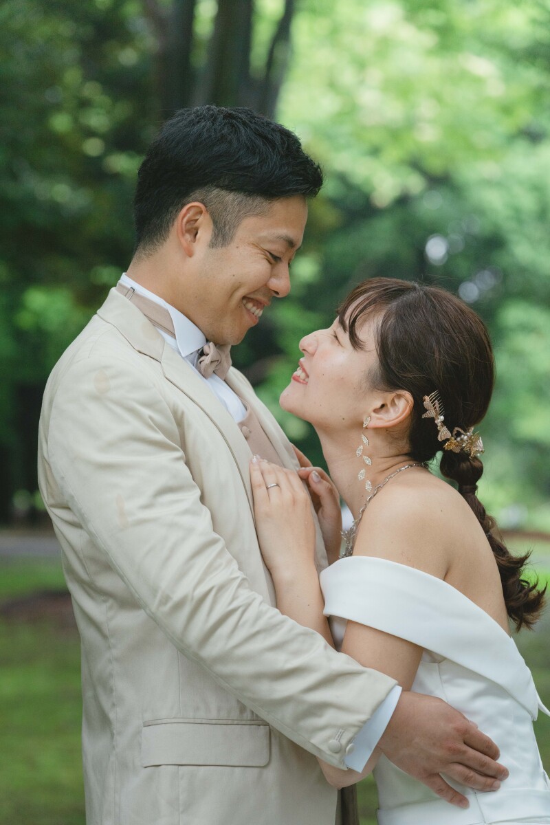 ぎゅっと寄り添って