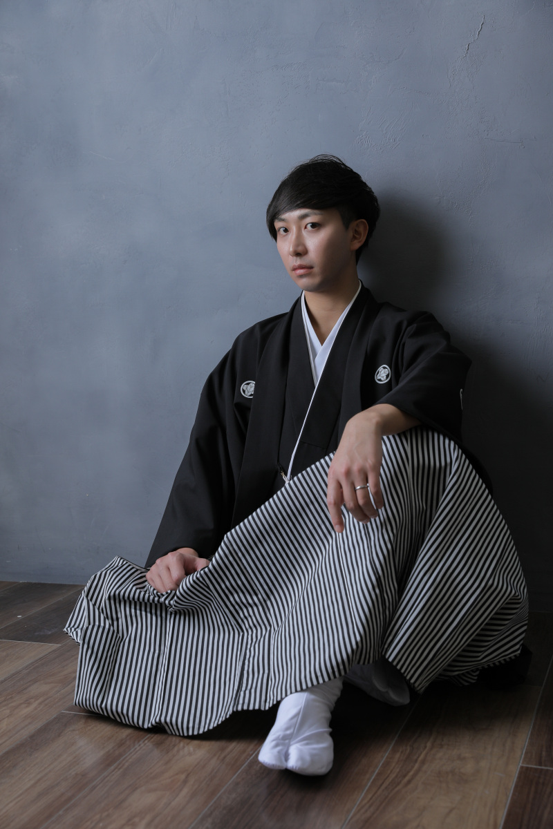 ご新郎様のソロショット。