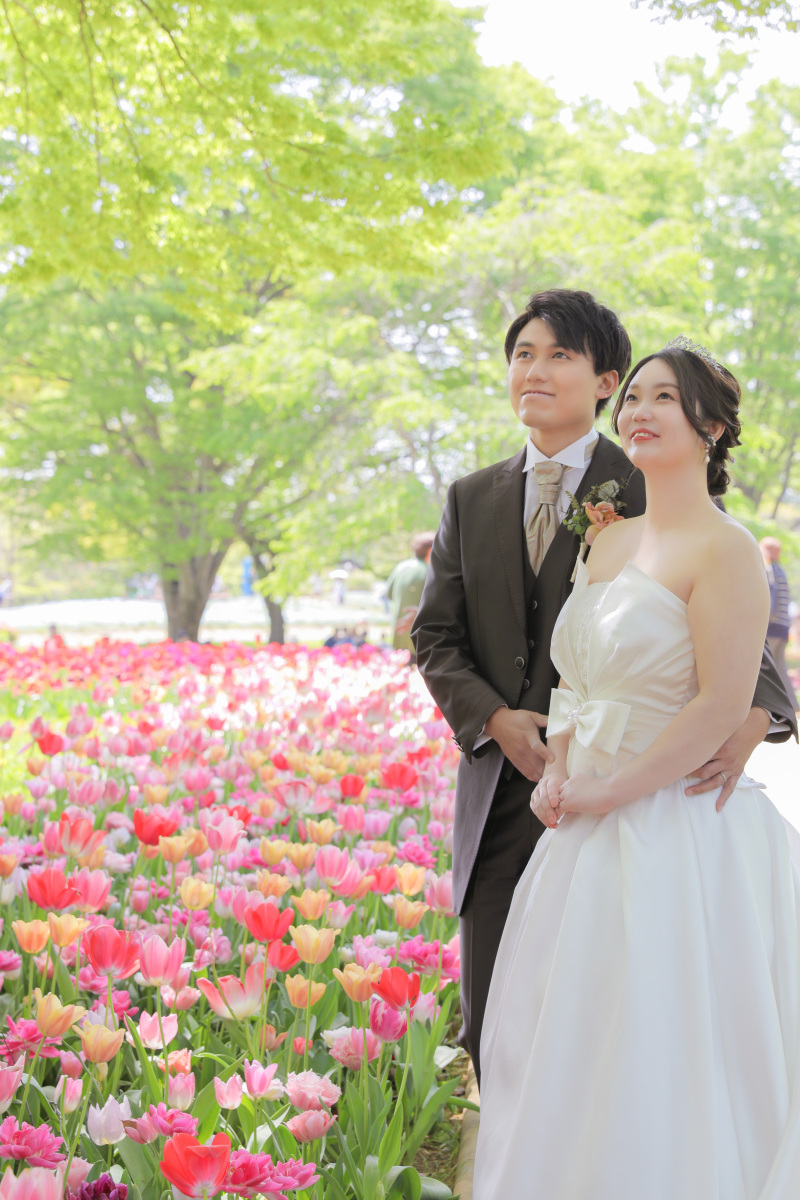 チューリップと。