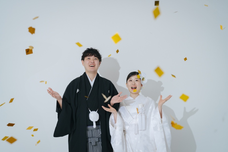 結びのショット!