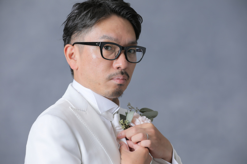 ご新郎様のソロショット。パート2