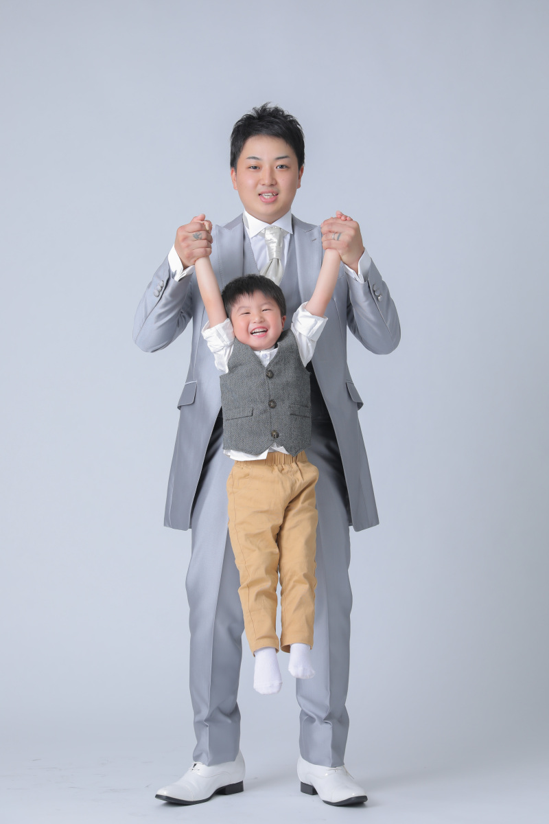 パパと2ショット!