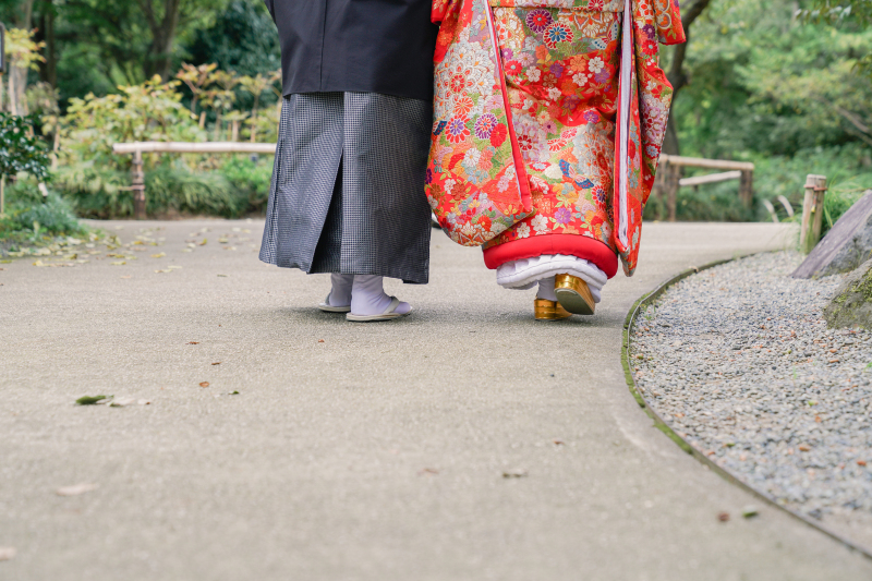 足元のショットも