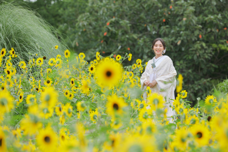 ご新婦様のソロショット。