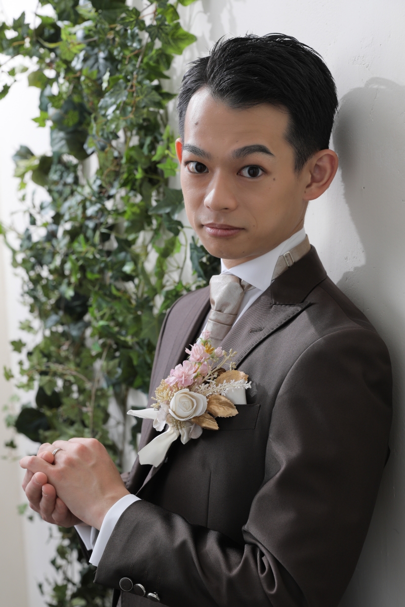 ご新郎様のソロショット