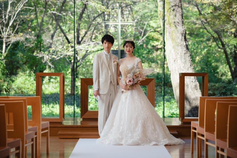 屋内庭園スタジオ+チャペルフォト