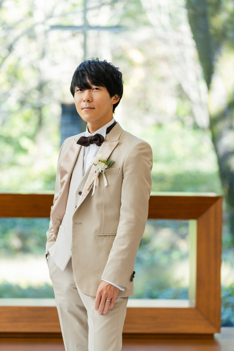 ご新郎様のソロショット