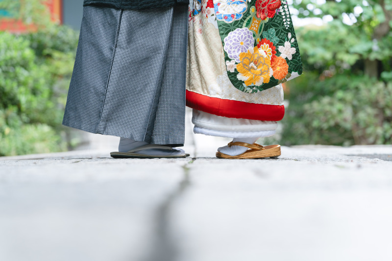 足元のショット