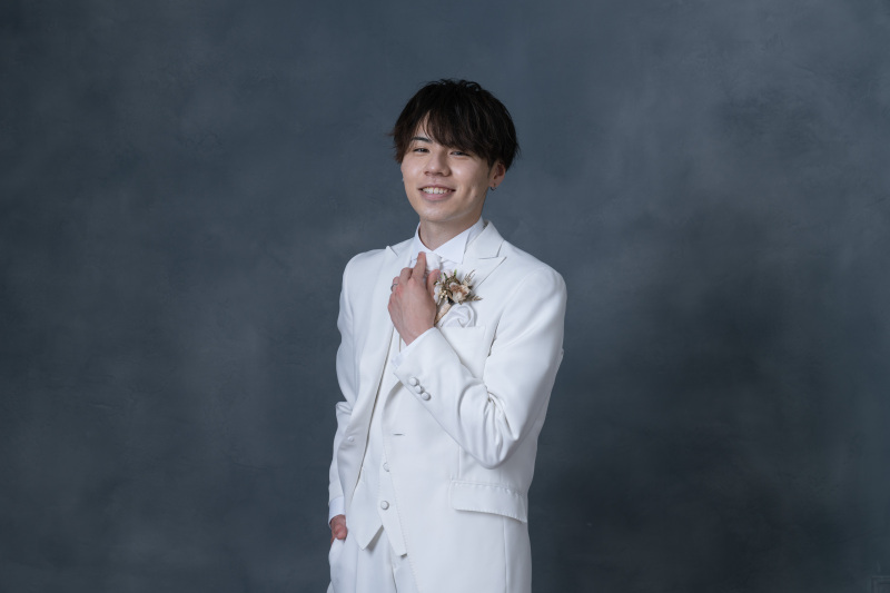 ご新郎様のソロショット