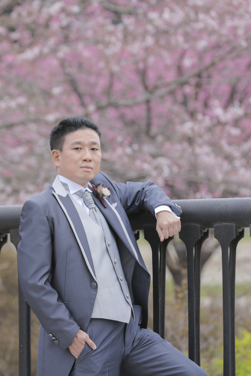 ご新郎様ソロショット。