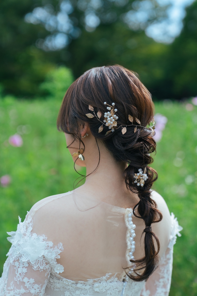 髪型もメインに