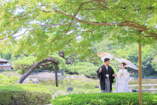 和装で青空との撮影と洋装でスタジオ撮影！