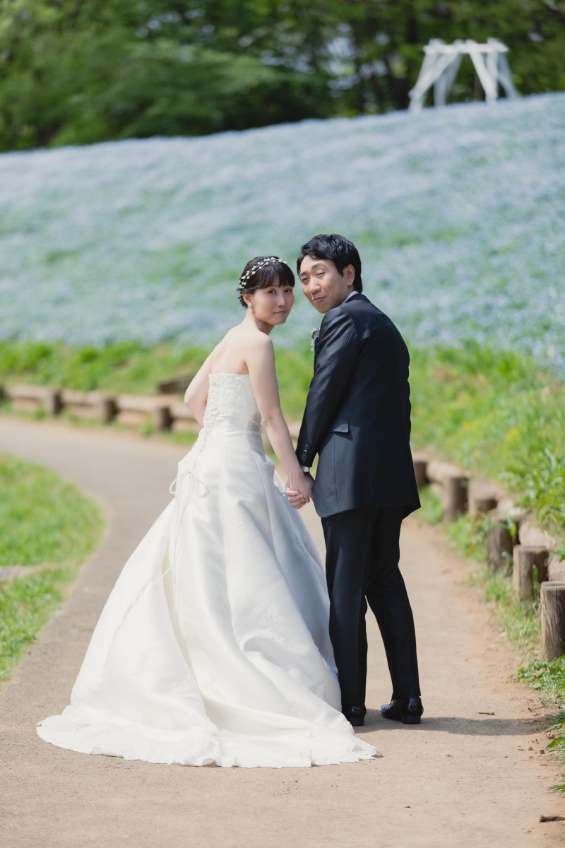 振り返りショット