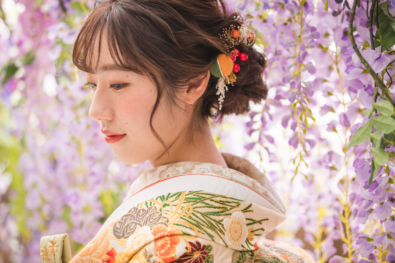 華やかにご新婦様ソロショット