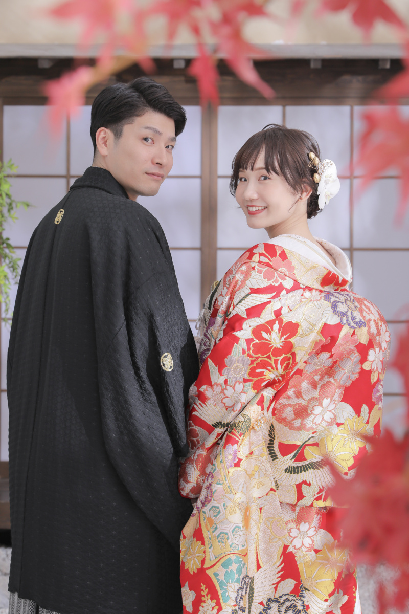 振り向きショット。