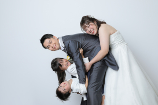 和装＆洋装でご家族様撮影！