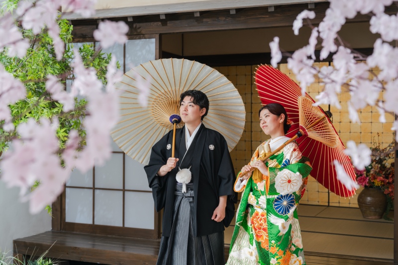 和装はスタジオで