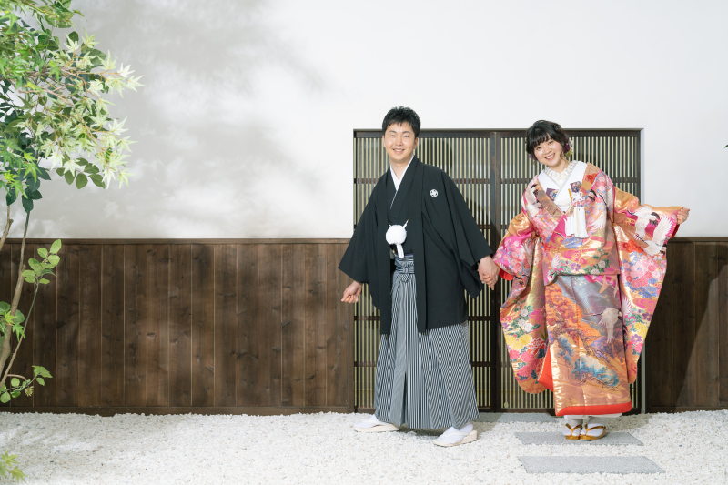 二人で仲良くお散歩