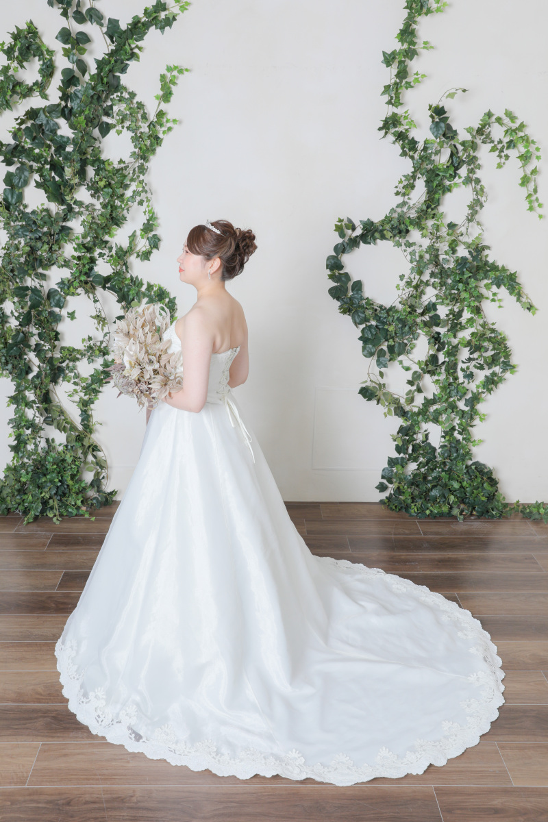 ご新婦様のソロショット。