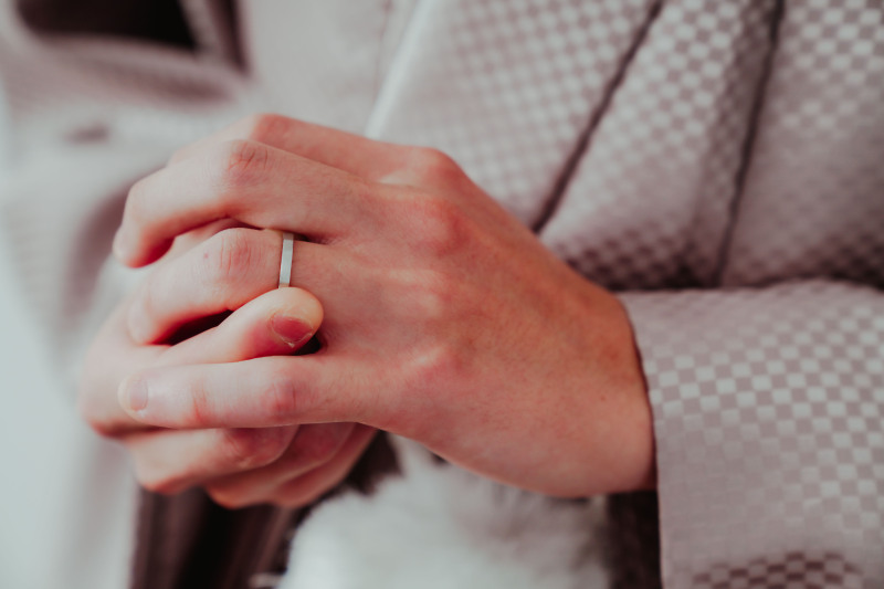 ご新郎様の指輪