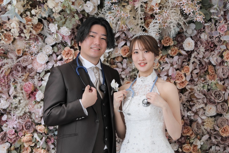 ポージングを決めて