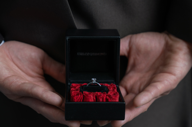 指輪のお写真も