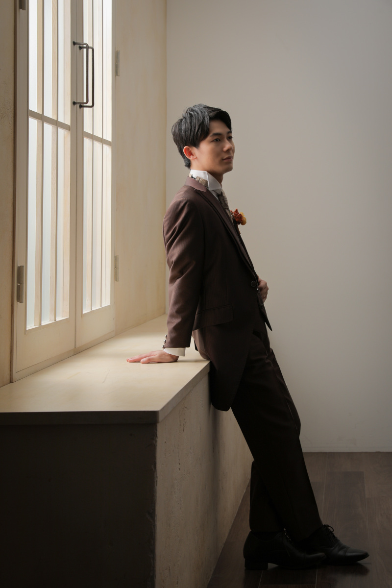 ご新郎様のソロショット。パート2