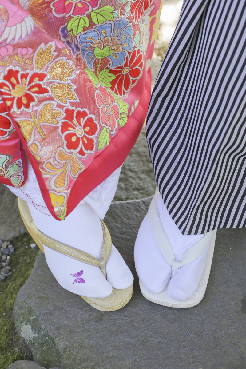 足元ショット。