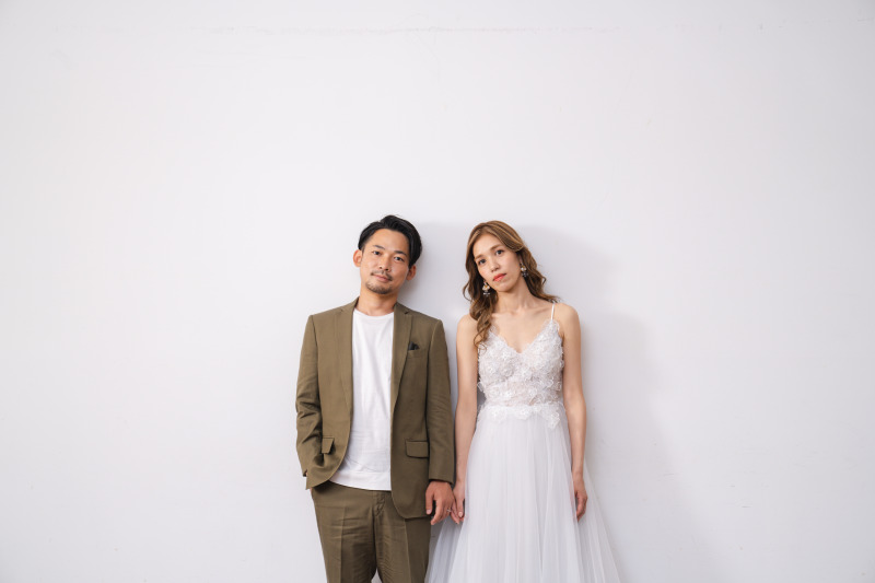 シンプルな白壁