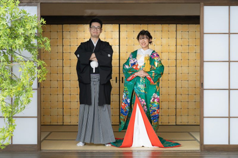 色打掛にお着替えして