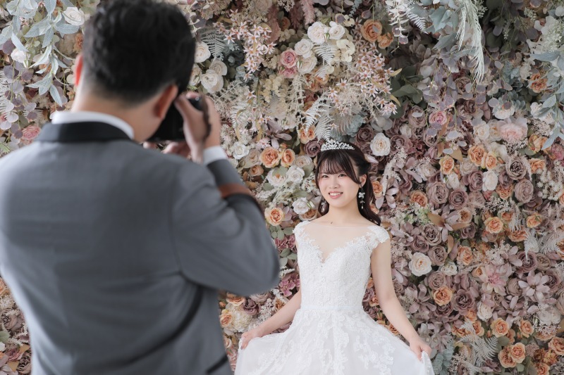 ご新婦様を撮影!