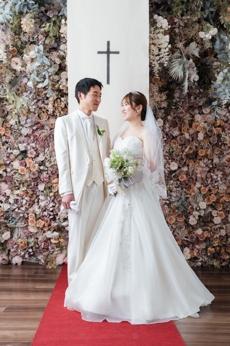 お花のチャペル風