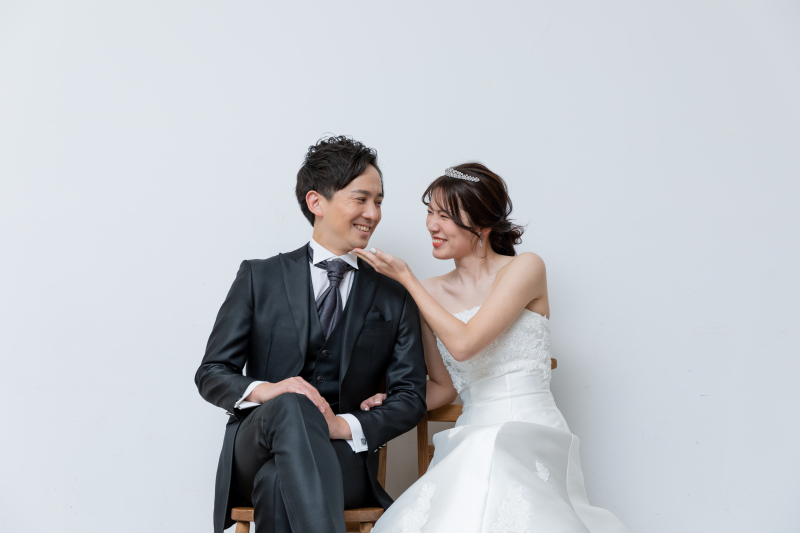 白壁でシンプルに