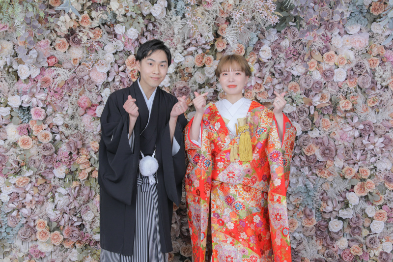 きゅんポーズ。