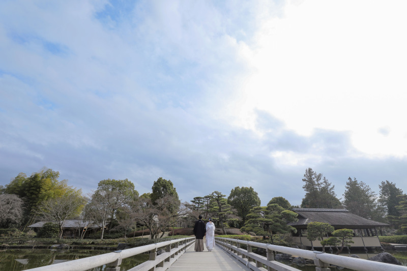 ひょっこり現れた青空