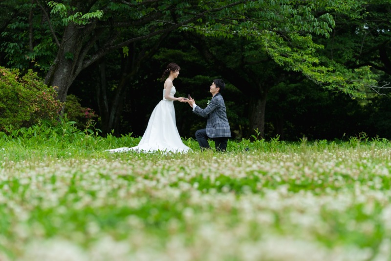 プロポーズシーン