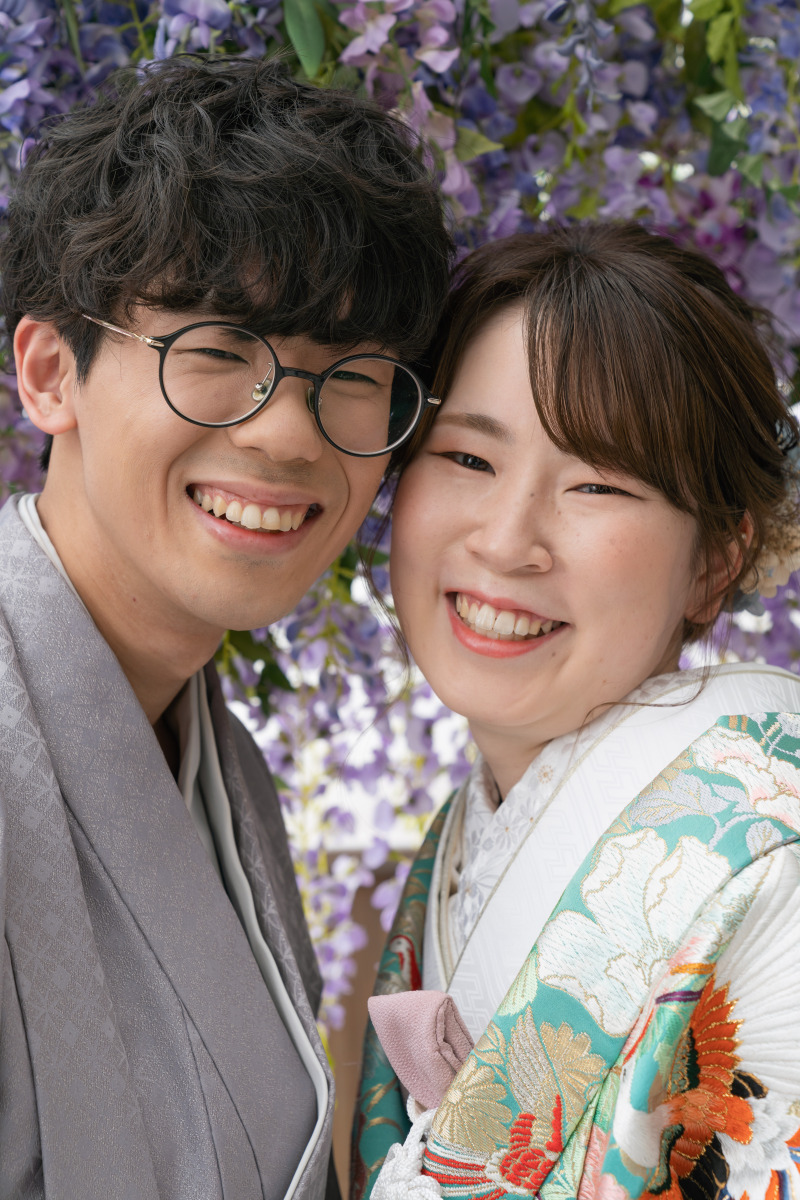 ぎゅっと寄って