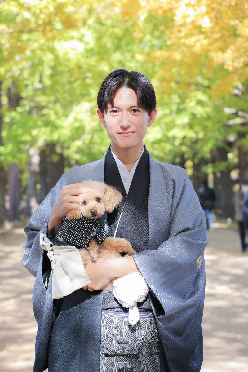 ご新郎様と2ショット。