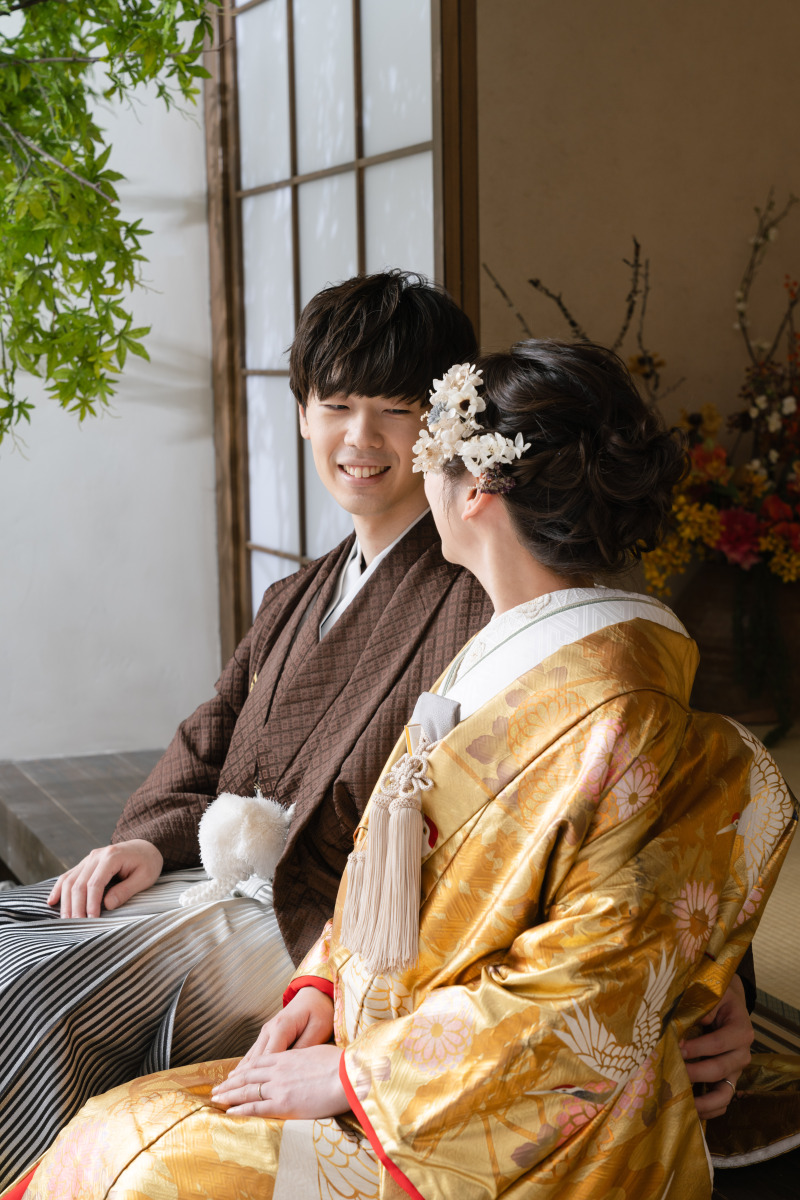 ご新郎様の笑顔