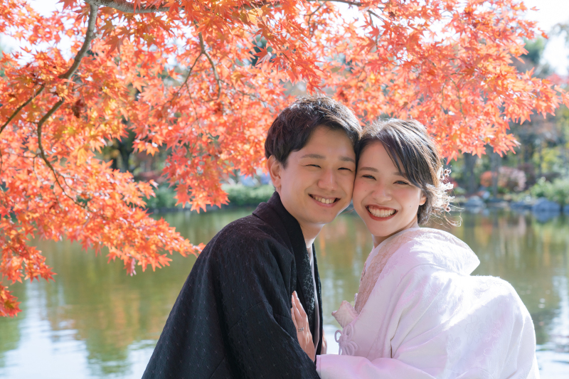 ぎゅっと寄り添って