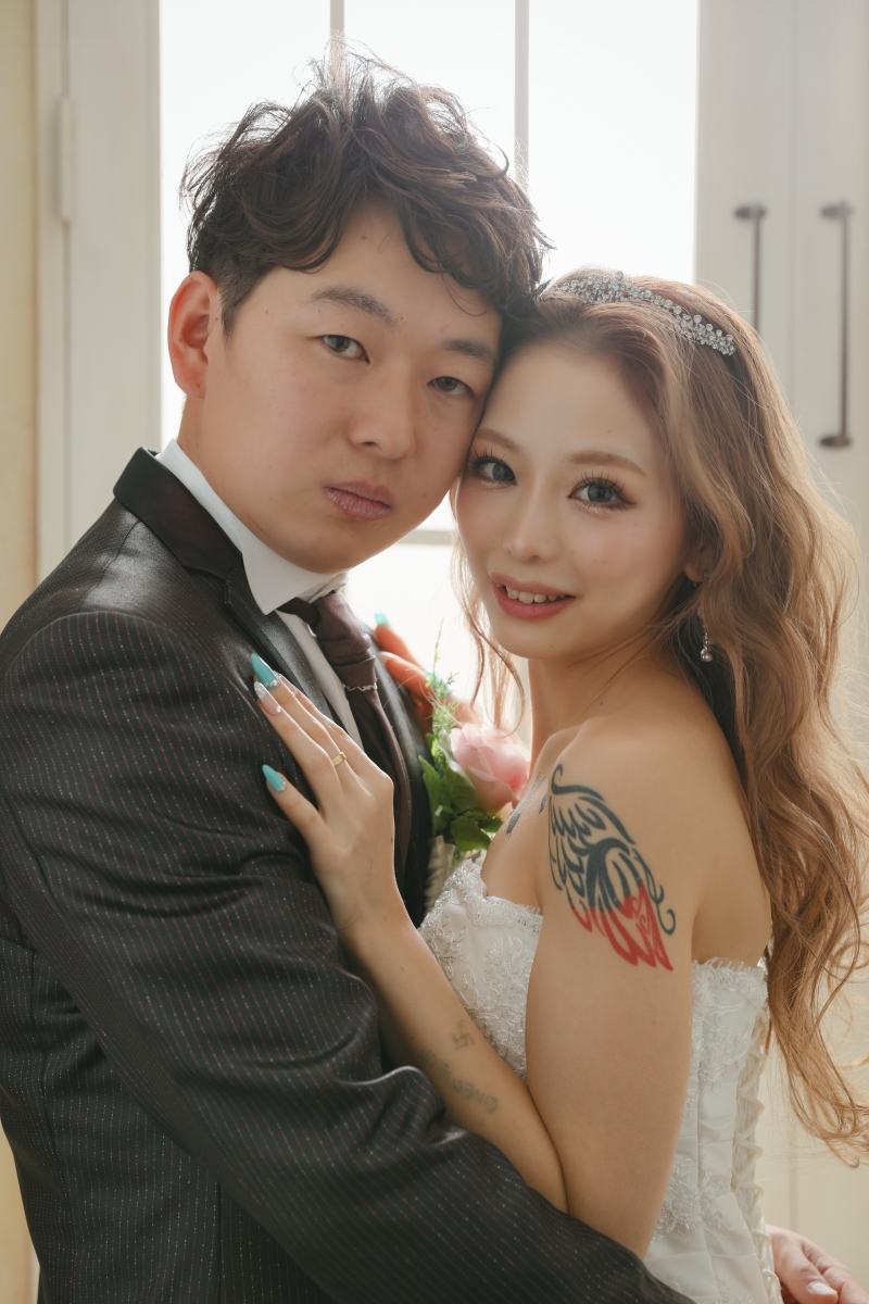 最後はギュッと!