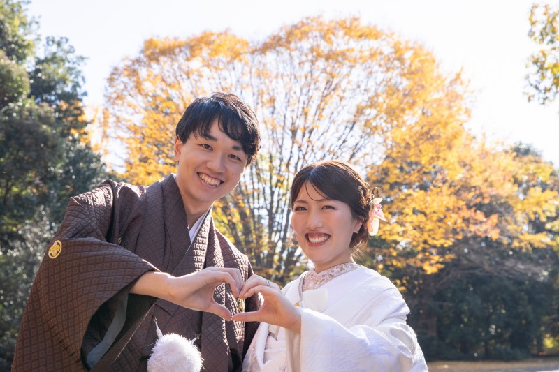 ハートのイチョウ