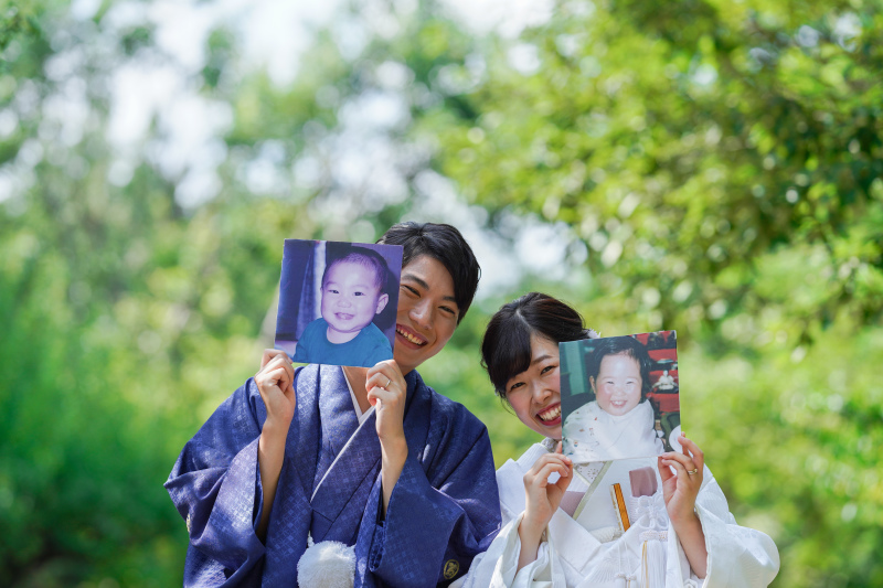 子どもの頃の写真と