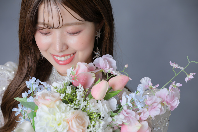 ご新婦様のソロショット。