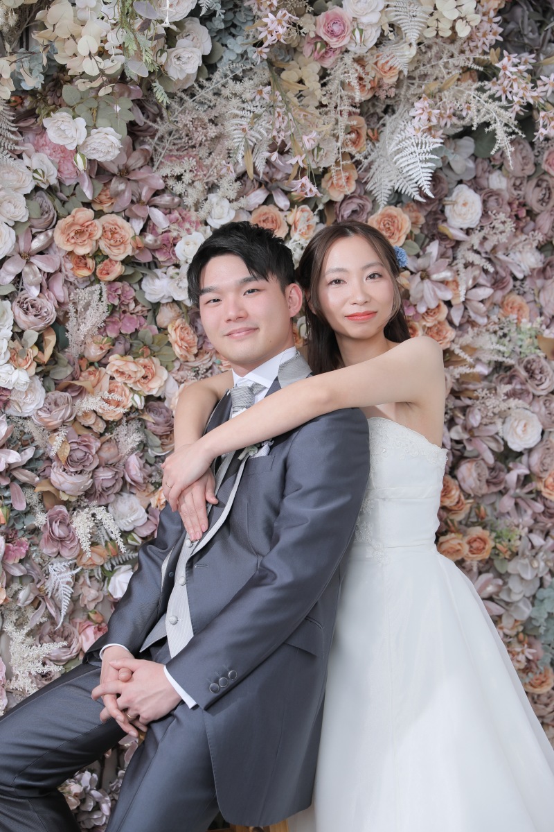 ご新婦様からぎゅっと