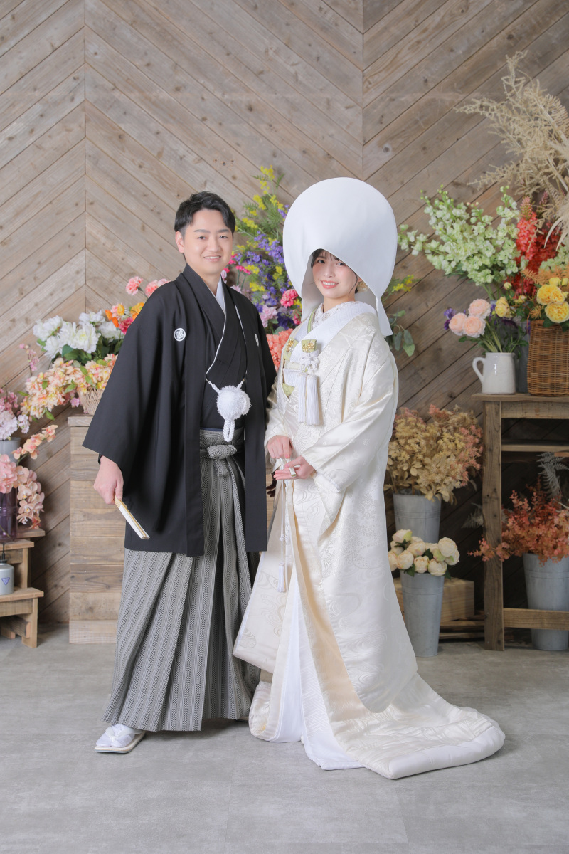 お二人の立ち姿。