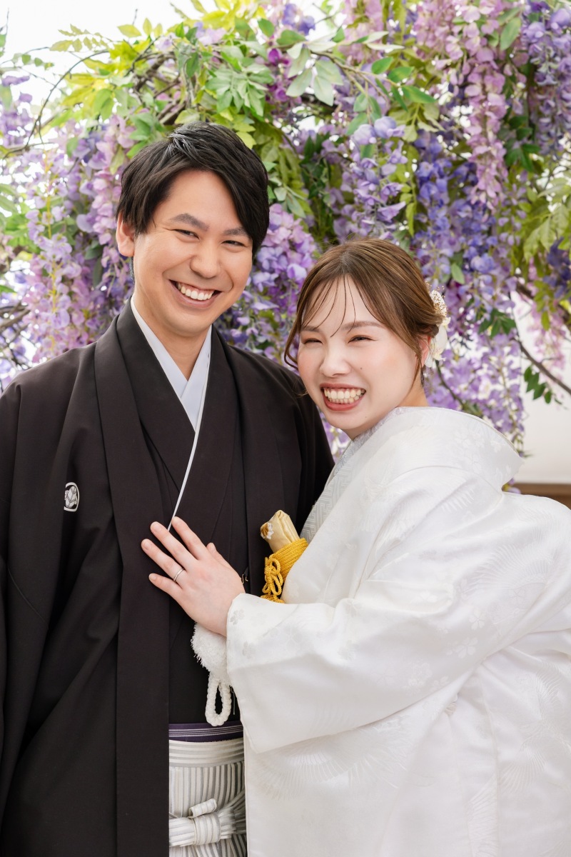 藤の花の香りに包まれて